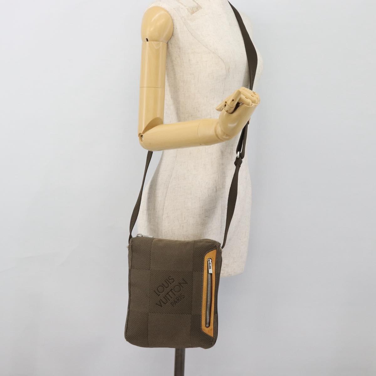 LOUIS VUITTON Damier Geant Sitadan PM Shoulder Bag Tail M93043 LV Auth 165291