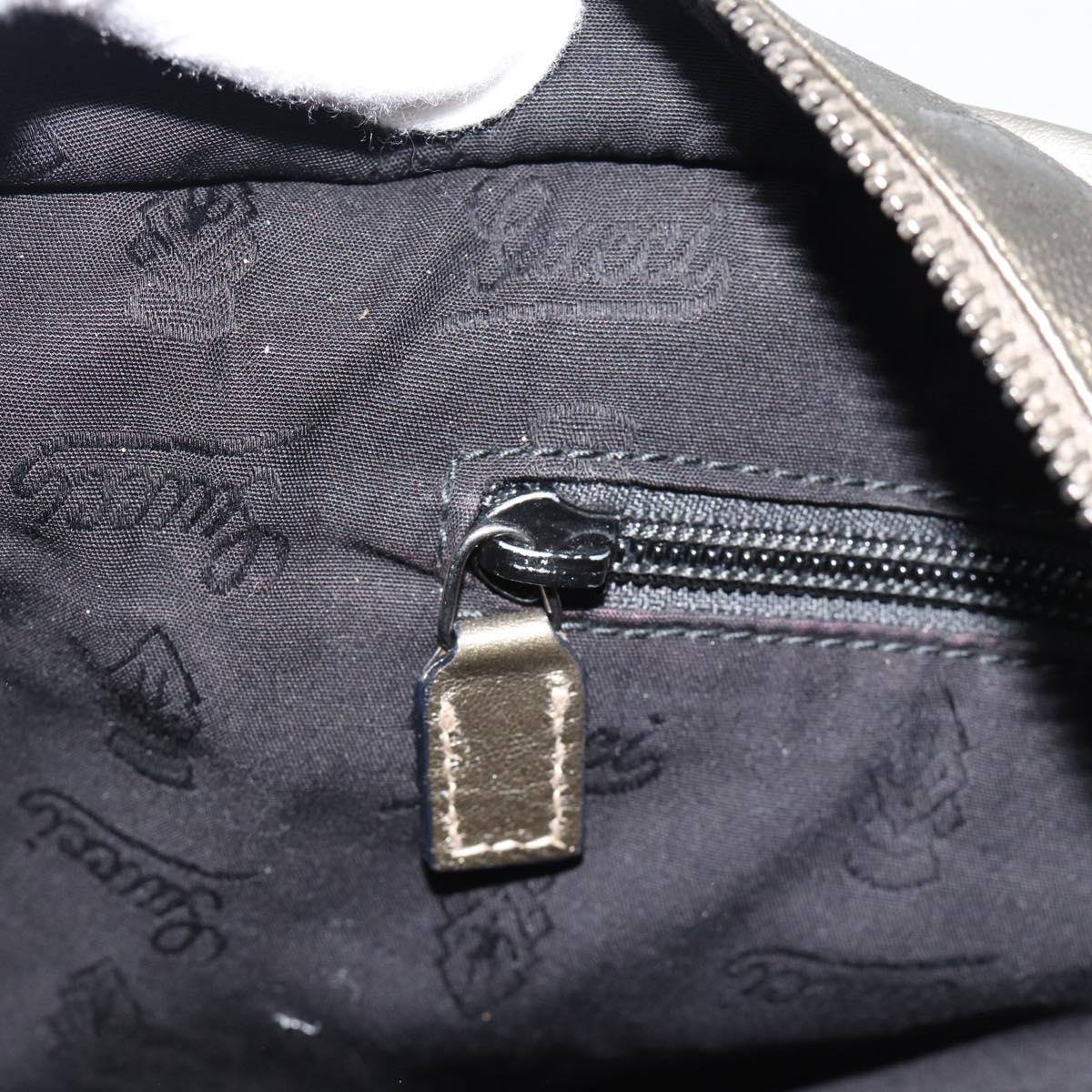 GUCCI GG Implementation Tote Bag PVC Gold 211138 Auth 165296