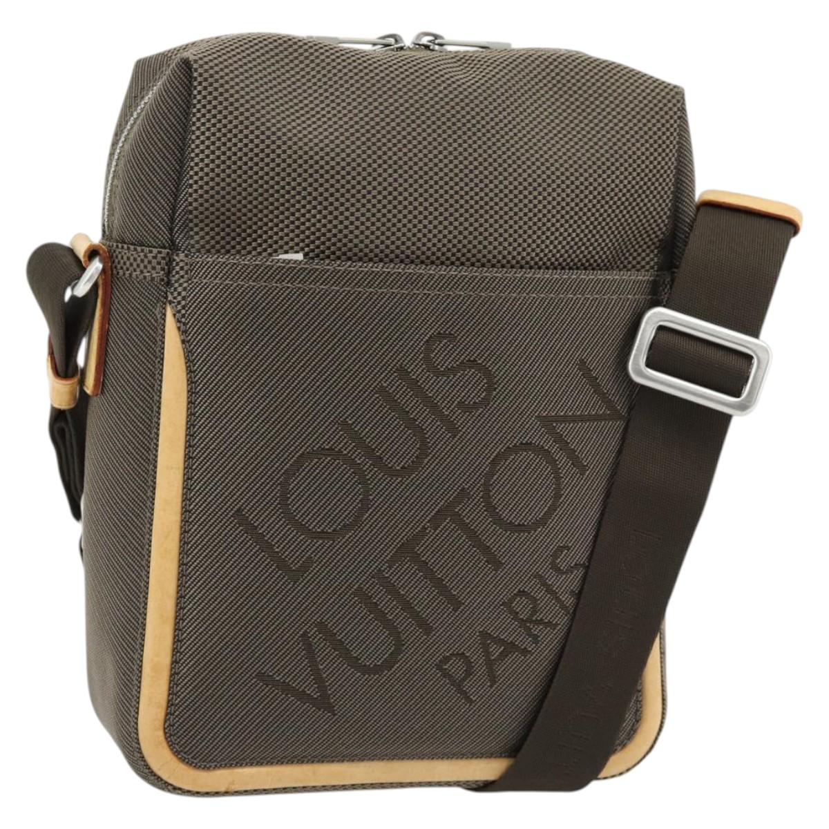LOUIS VUITTON Damier Geant Sitadan NM Shoulder Bag Brown Tail M93224 Auth 165297