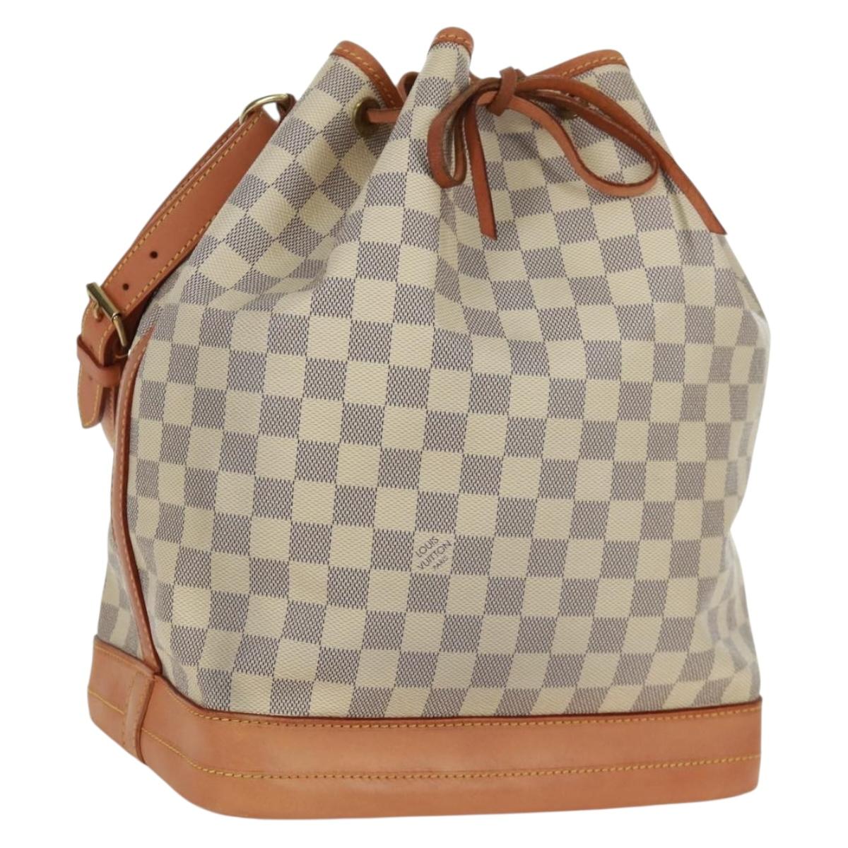 LOUIS VUITTON Damier Azur Noe Shoulder Bag N42222 LV Auth 165357V