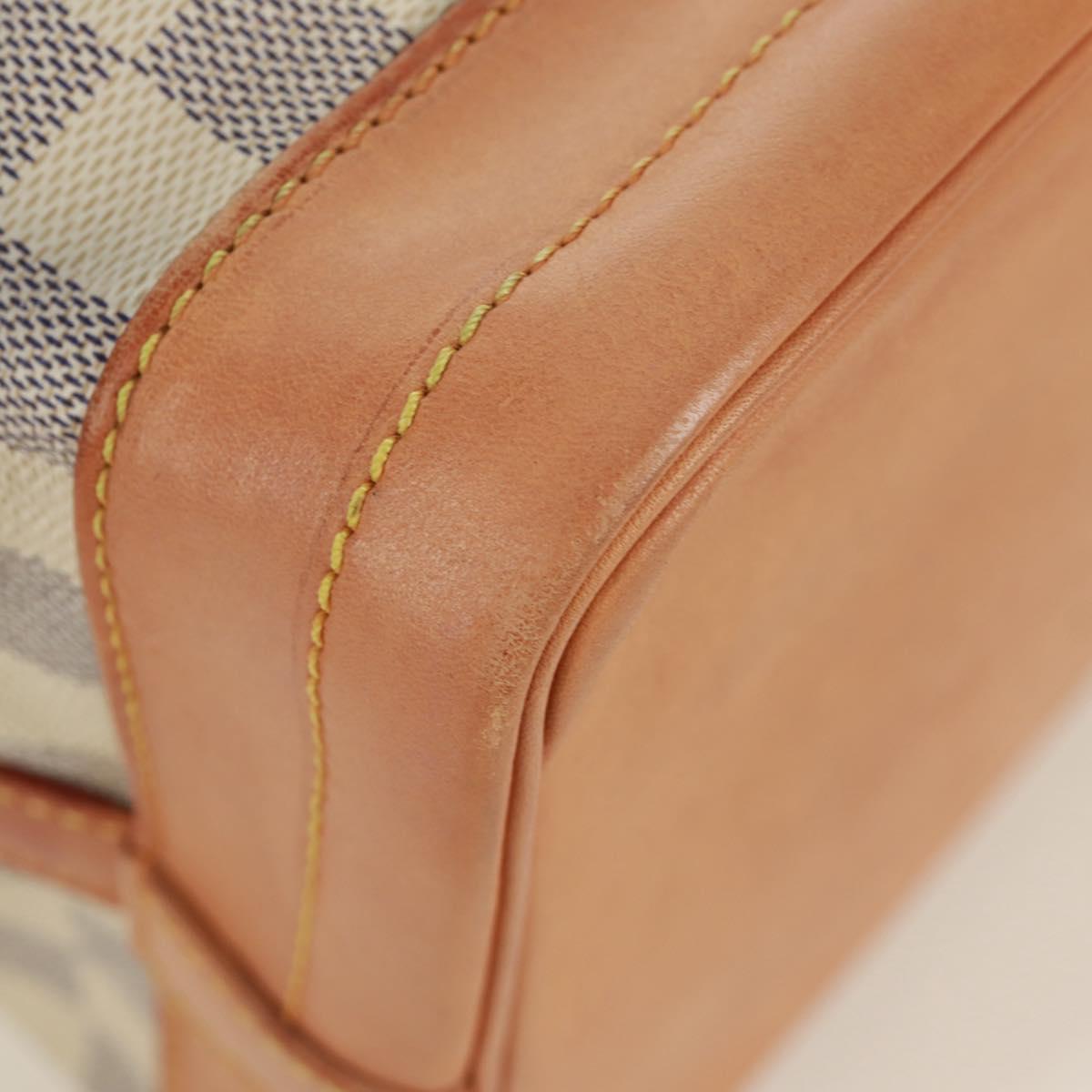 LOUIS VUITTON Damier Azur Noe Shoulder Bag N42222 LV Auth 165357V