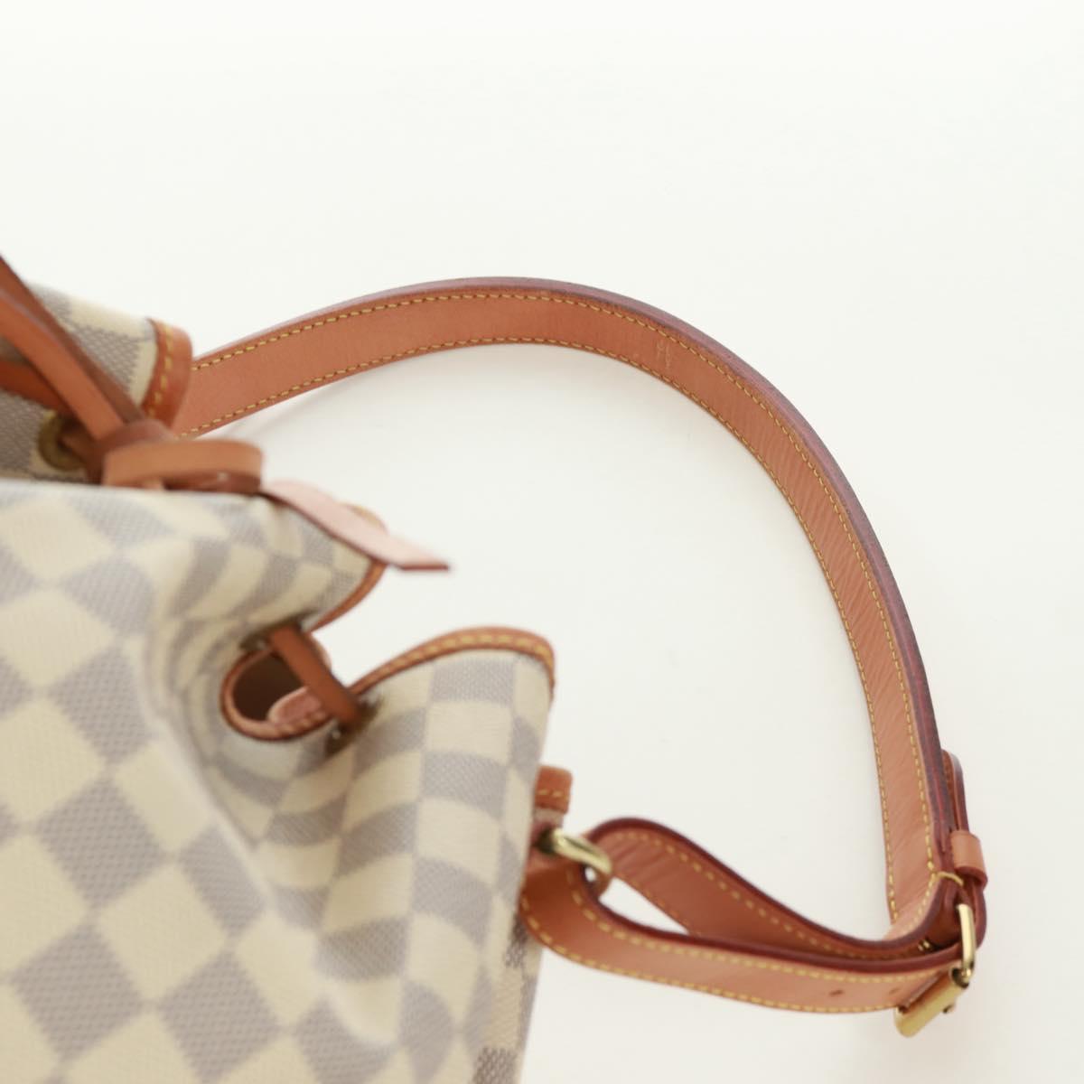 LOUIS VUITTON Damier Azur Noe Shoulder Bag N42222 LV Auth 165357V