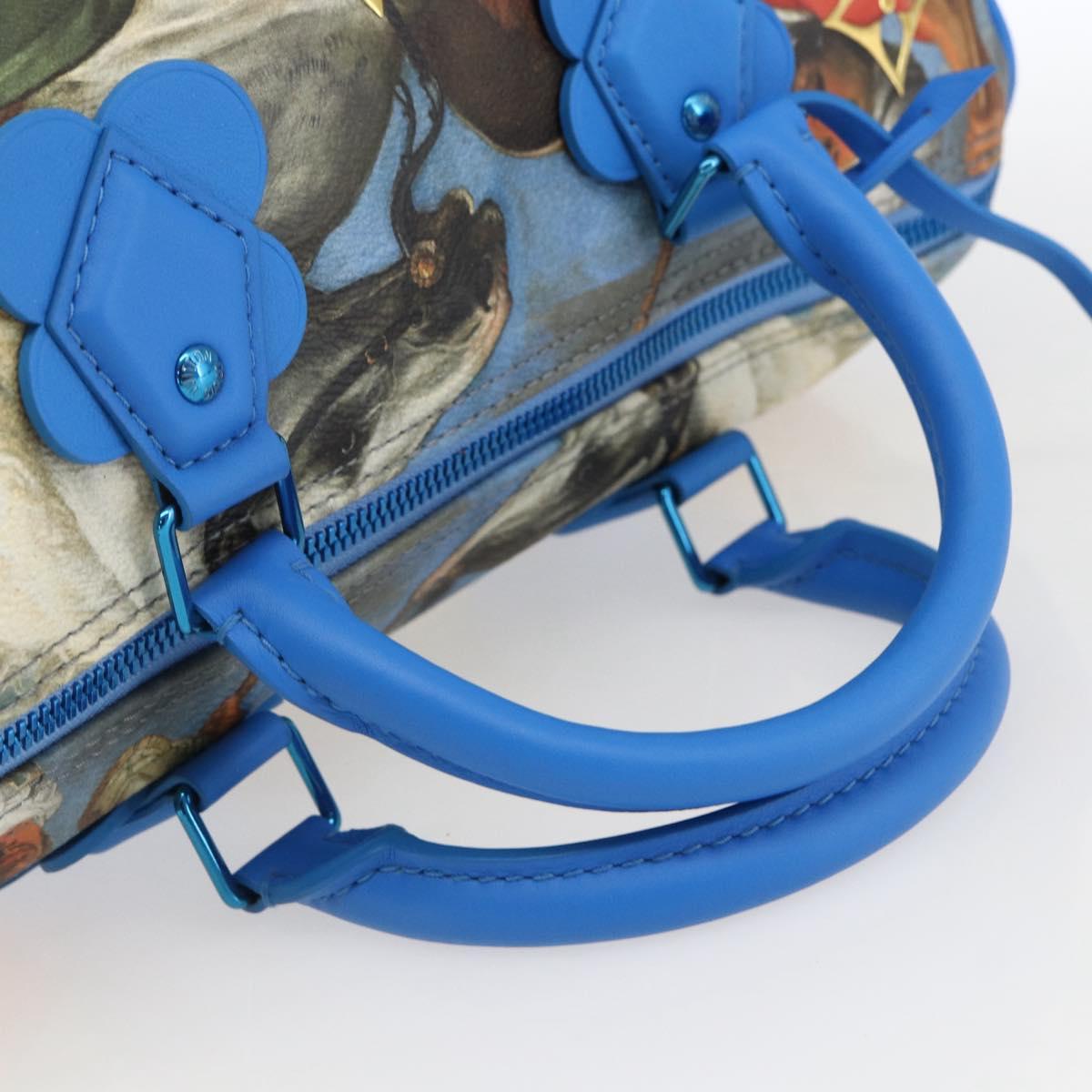 LOUIS VUITTON Masters Collection RUBENS Speedy 30 Bag Blue M43305 Auth 165359SM