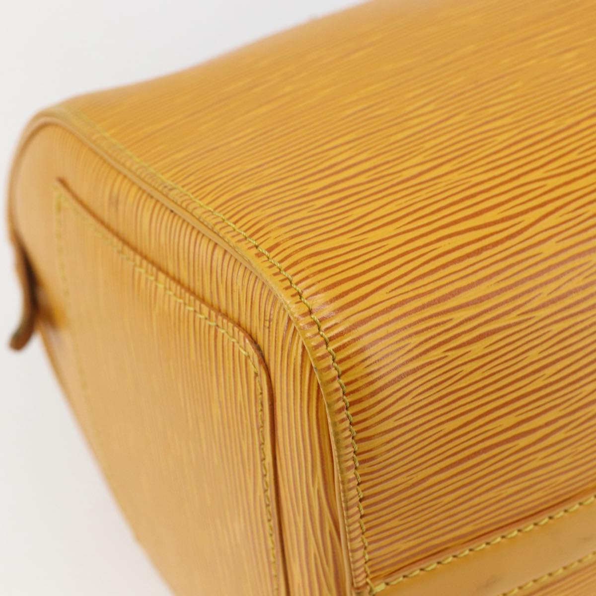 LOUIS VUITTON Epi Speedy 25 Hand Bag Tassili Yellow M43019 LV Auth 165363V