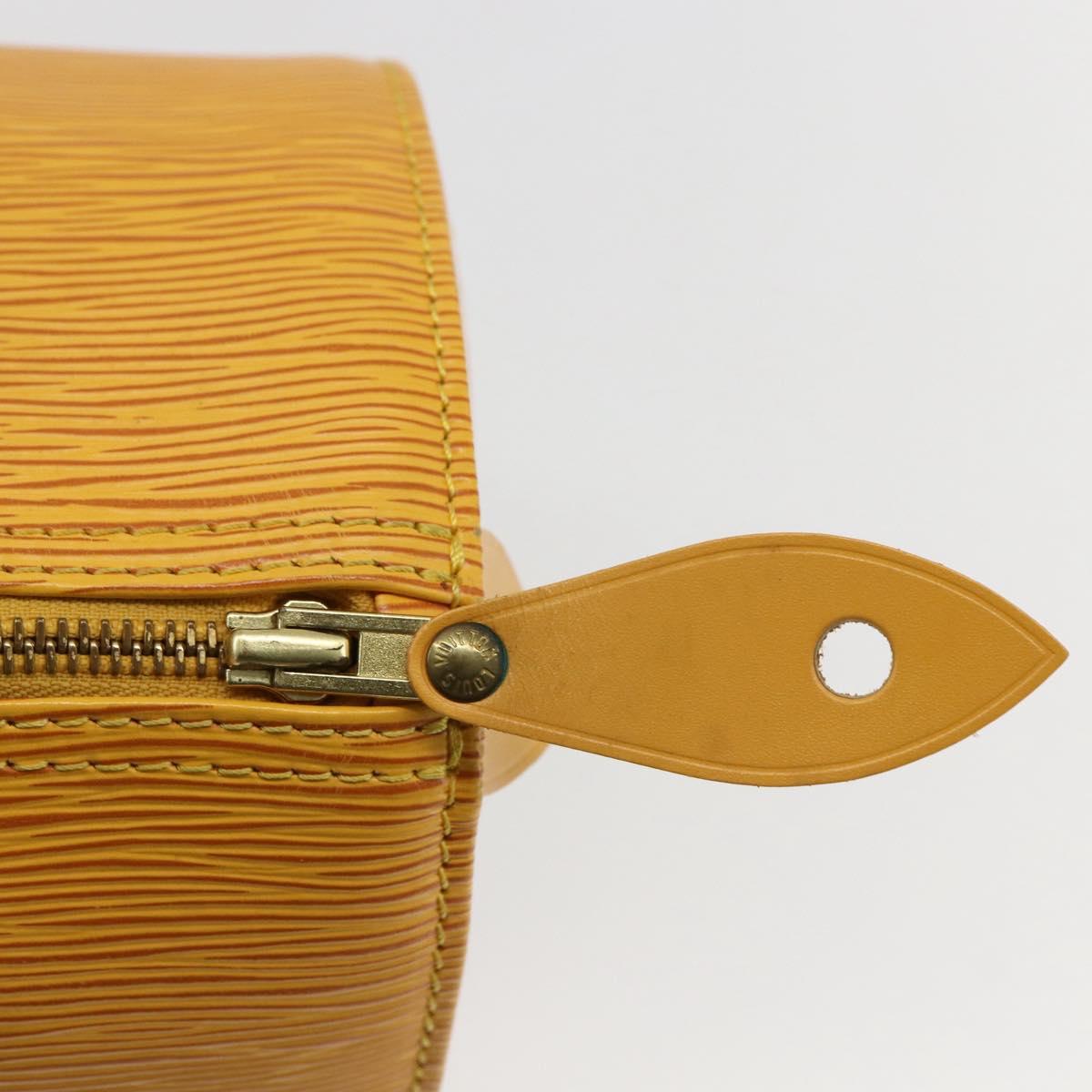 LOUIS VUITTON Epi Speedy 25 Hand Bag Tassili Yellow M43019 LV Auth 165363V