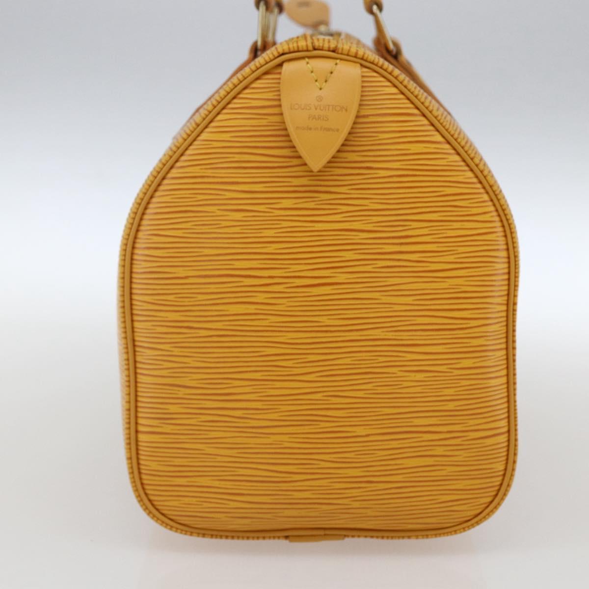 LOUIS VUITTON Epi Speedy 25 Hand Bag Tassili Yellow M43019 LV Auth 165363V
