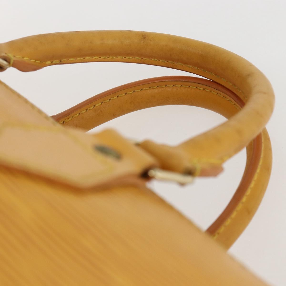 LOUIS VUITTON Epi Speedy 25 Hand Bag Tassili Yellow M43019 LV Auth 165363V