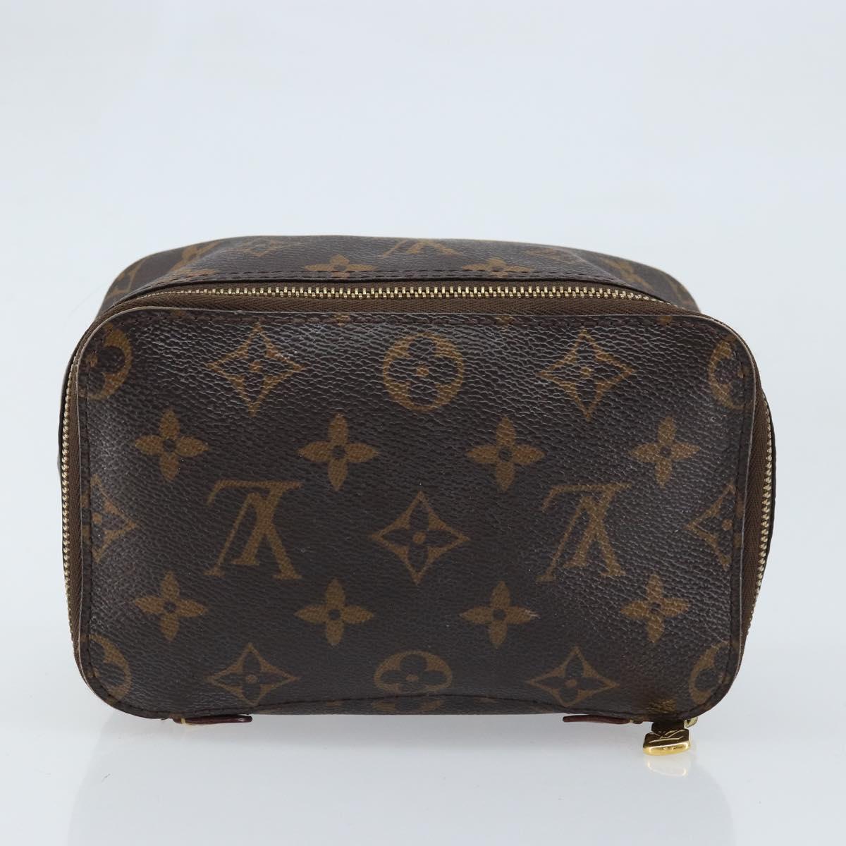 LOUIS VUITTON Monogram Cube De Langemont PM Pouch M43688 LV Auth 165373