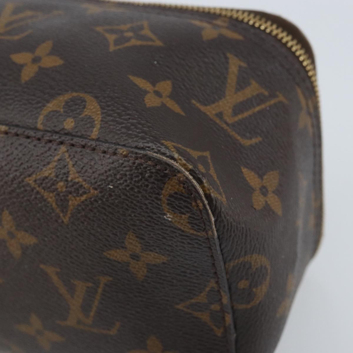 LOUIS VUITTON Monogram Cube De Langemont PM Pouch M43688 LV Auth 165373