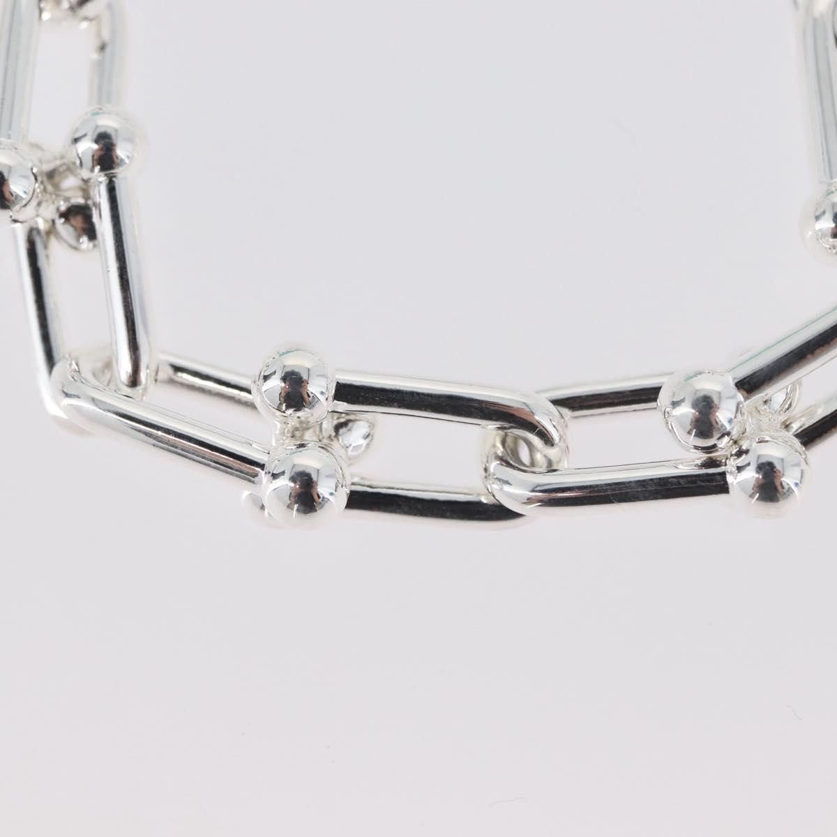 TIFFANY&Co. Hardware Large Link Bracelet Ag925 Silver Auth 165380SM