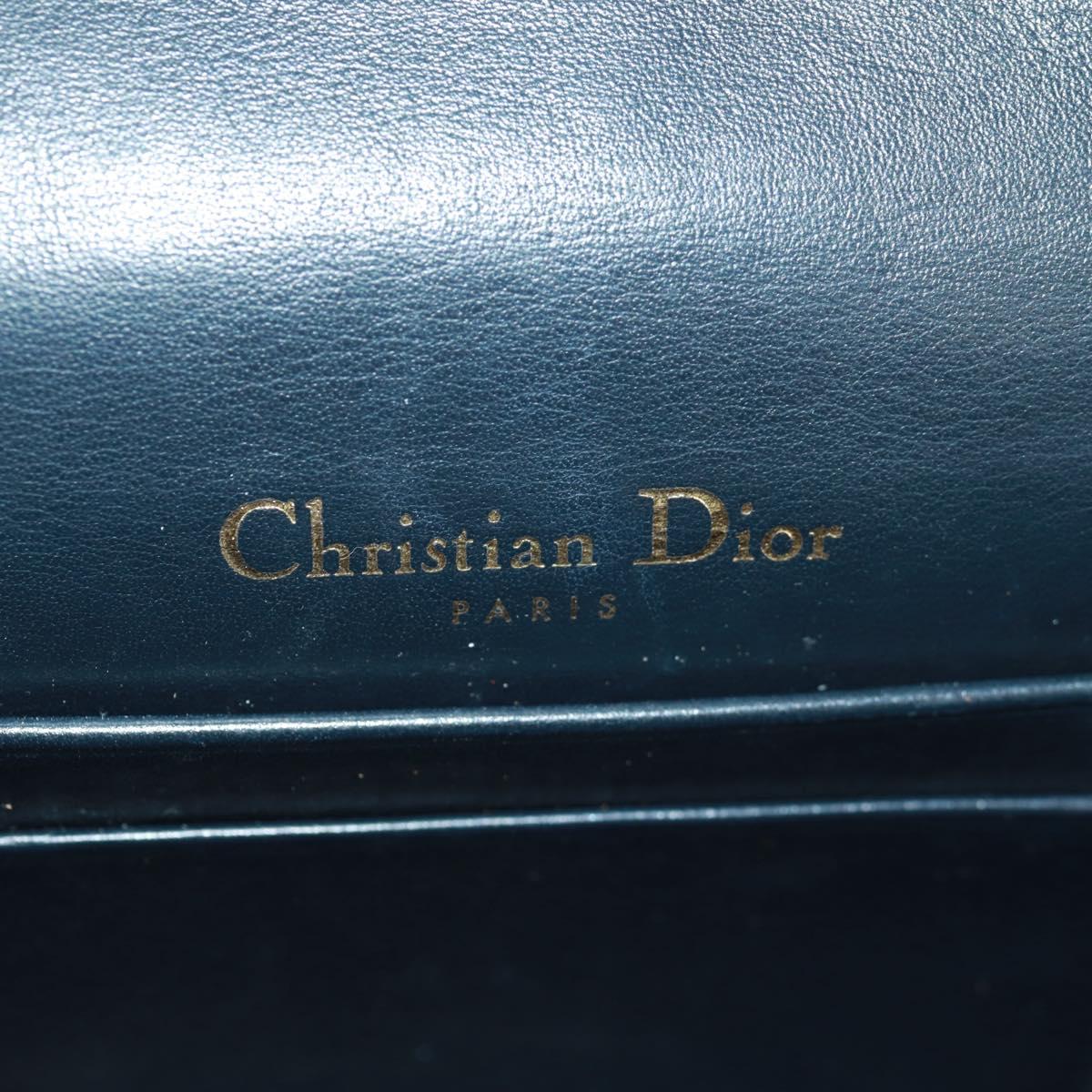 Christian Dior Trotter Canvas Saddle Oblique Waist bag Navy Gold Auth 165390V