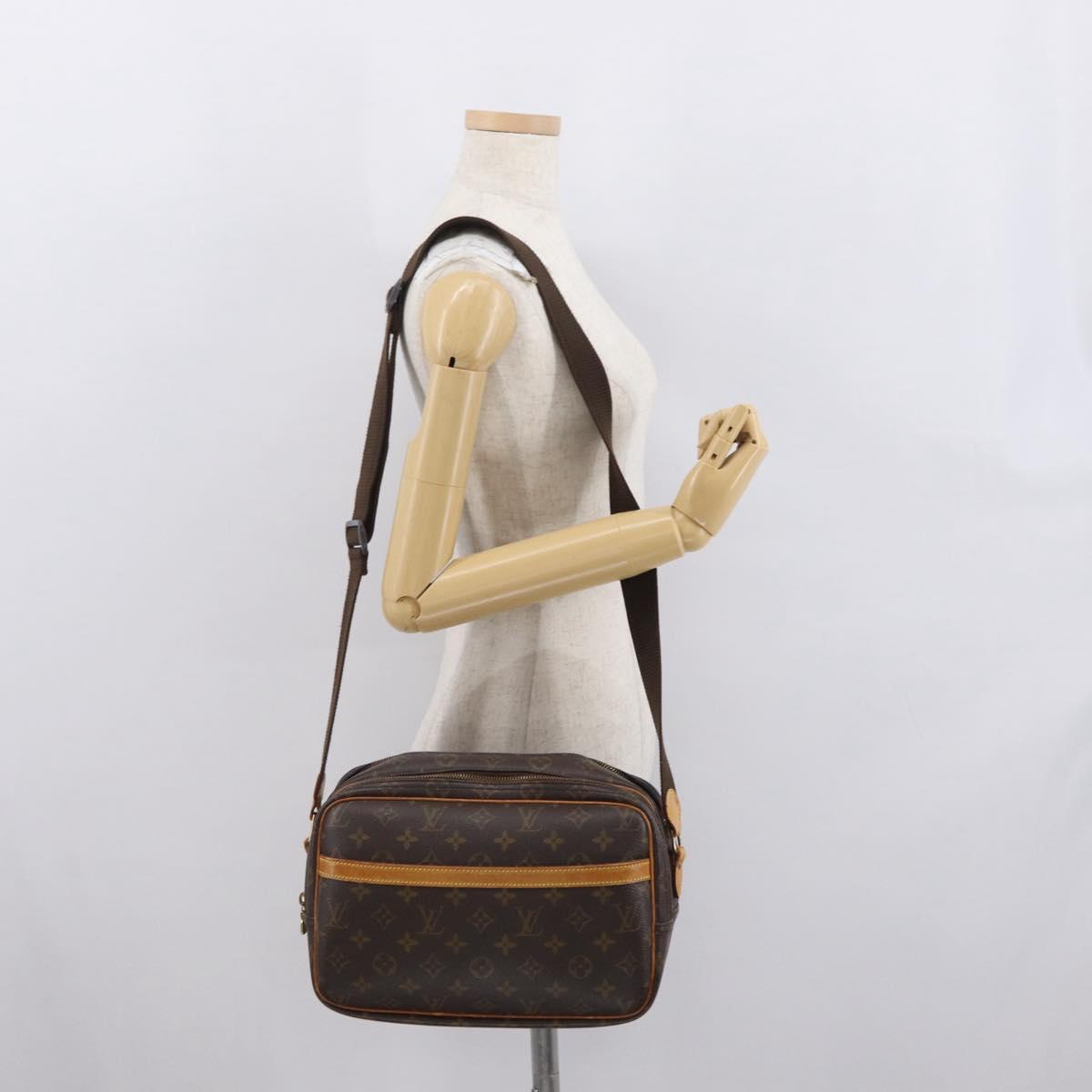 LOUIS VUITTON Monogram Reporter PM Shoulder Bag M45254 LV Auth 165394