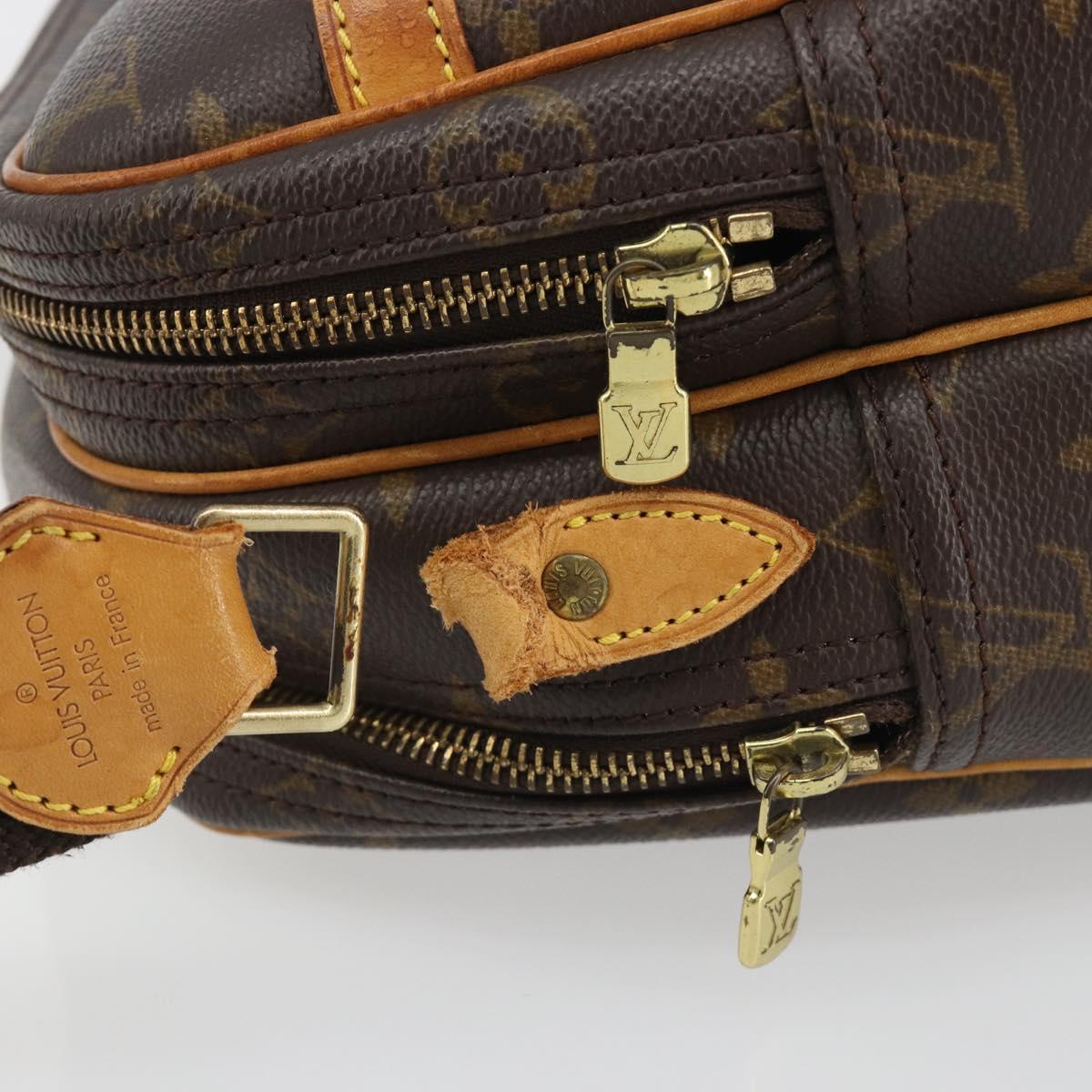 LOUIS VUITTON Monogram Reporter PM Shoulder Bag M45254 LV Auth 165394