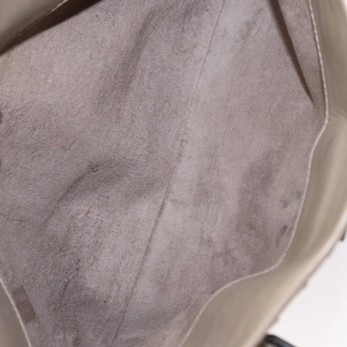 BOTTEGA VENETA INTRECCIATO Hand Bag Leather 2way Gray Auth 165395