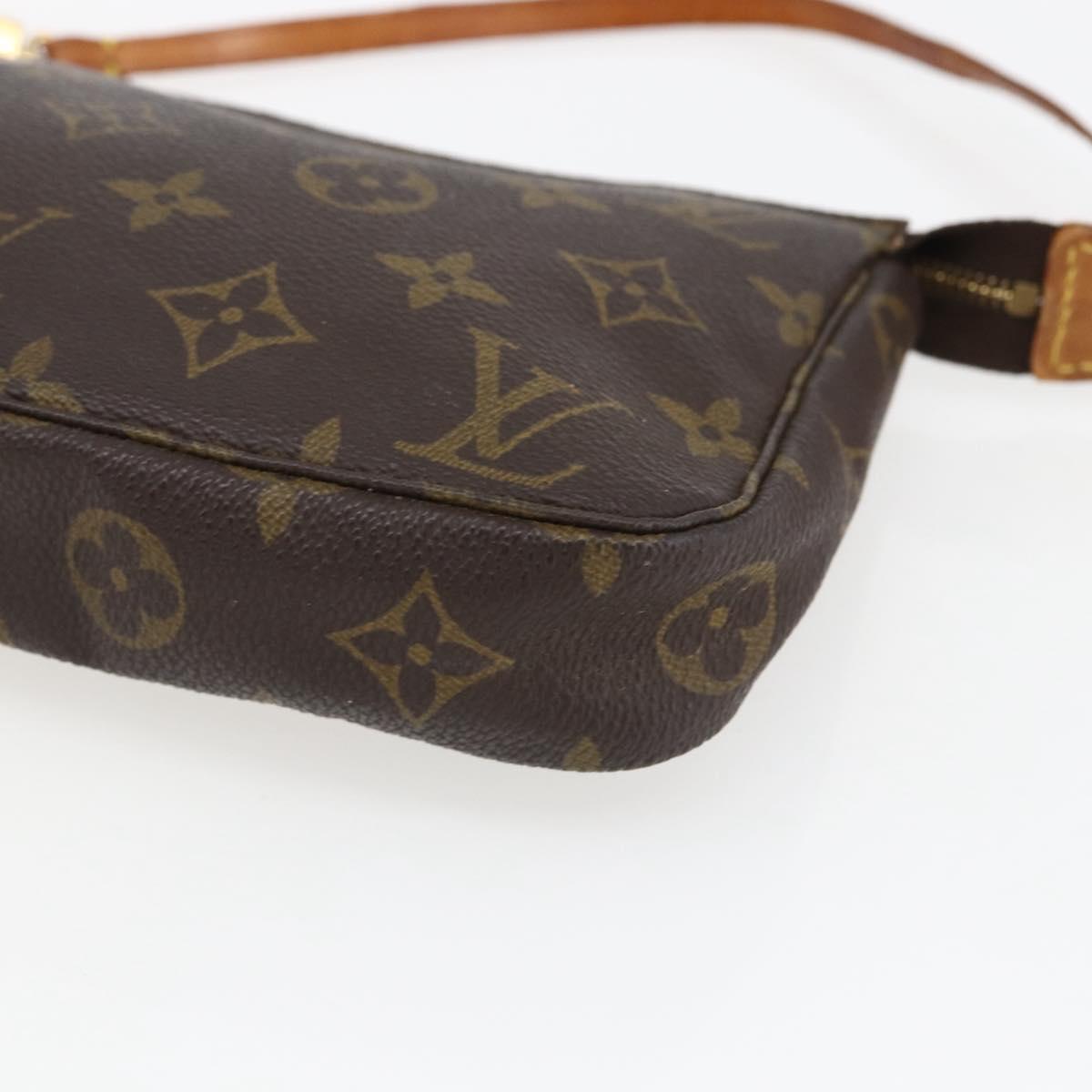 LOUIS VUITTON Monogram Pochette Accessoires Pouch M51980 LV Auth 165400