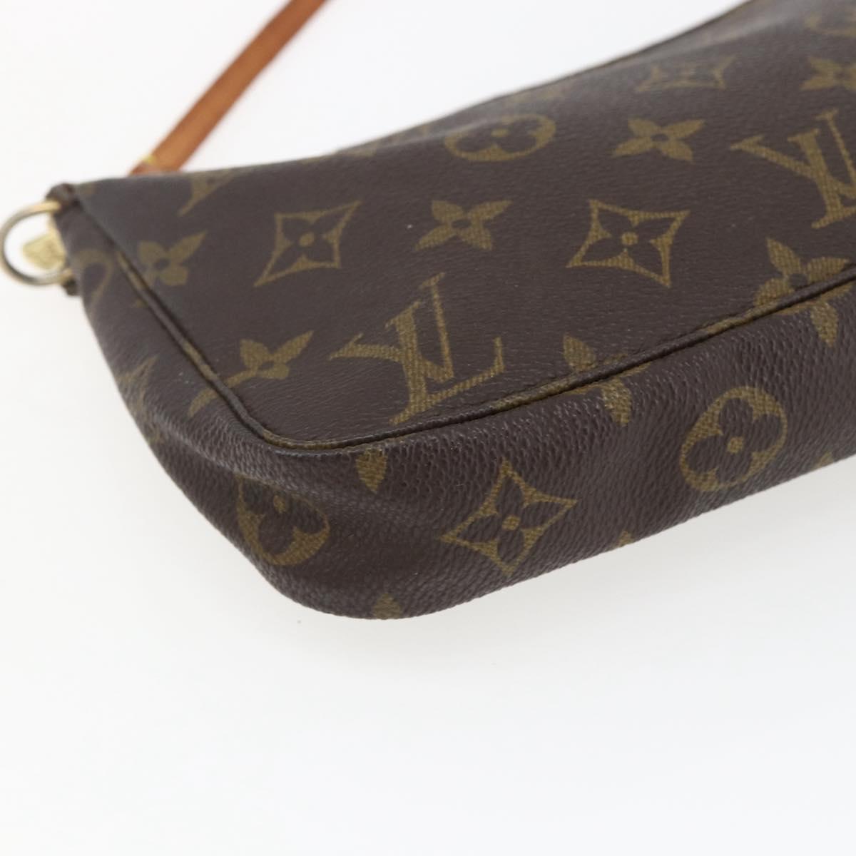 LOUIS VUITTON Monogram Pochette Accessoires Pouch M51980 LV Auth 165400