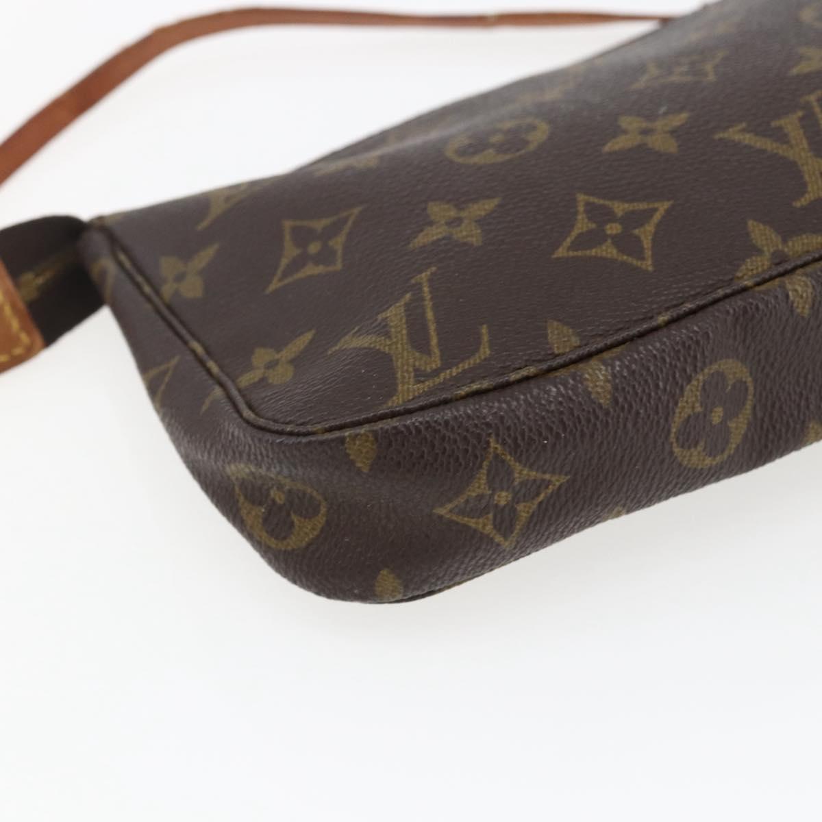 LOUIS VUITTON Monogram Pochette Accessoires Pouch M51980 LV Auth 165400
