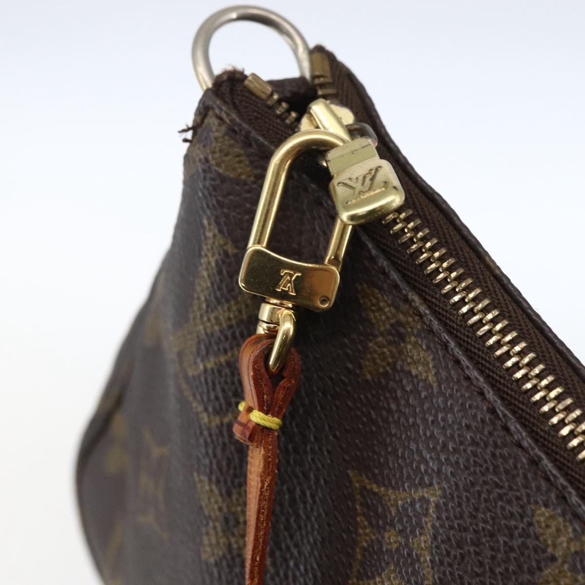 LOUIS VUITTON Monogram Pochette Accessoires Pouch M51980 LV Auth 165400