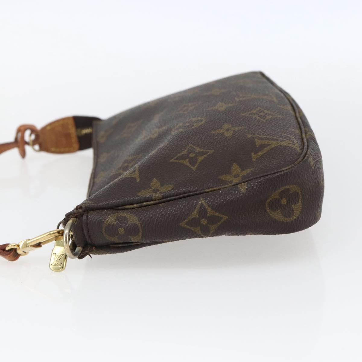 LOUIS VUITTON Monogram Pochette Accessoires Pouch M51980 LV Auth 165400
