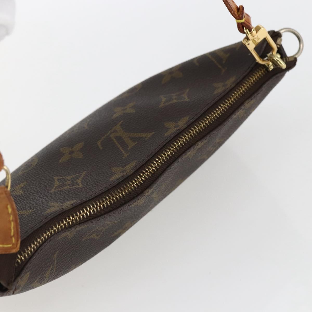 LOUIS VUITTON Monogram Pochette Accessoires Pouch M51980 LV Auth 165400
