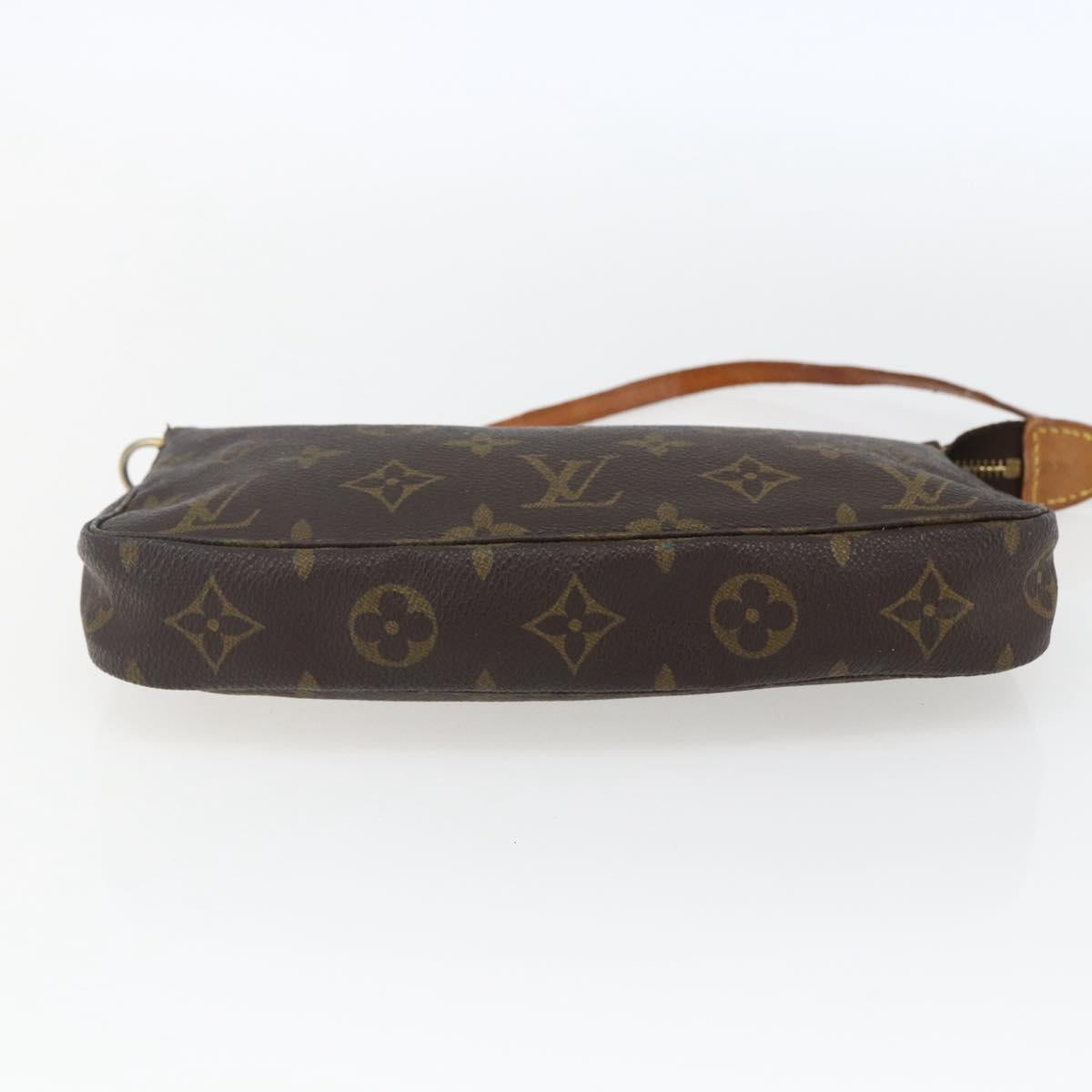 LOUIS VUITTON Monogram Pochette Accessoires Pouch M51980 LV Auth 165400