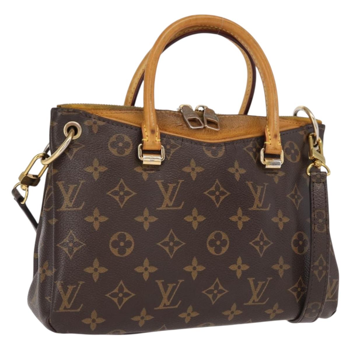 LOUIS VUITTON Monogram Palas BB Hand Bag 2way M40929 LV Auth 165423
