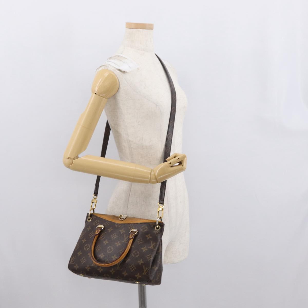 LOUIS VUITTON Monogram Palas BB Hand Bag 2way M40929 LV Auth 165423