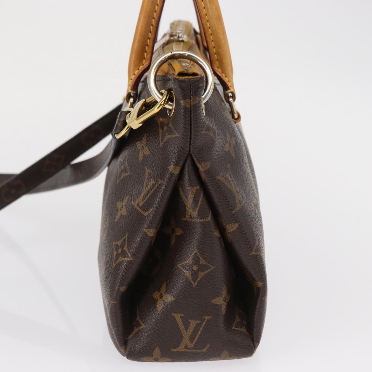 LOUIS VUITTON Monogram Palas BB Hand Bag 2way M40929 LV Auth 165423