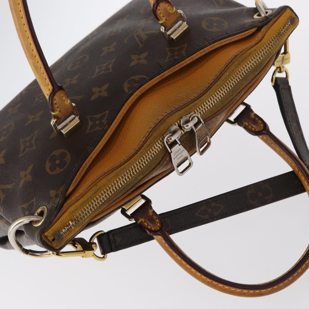 LOUIS VUITTON Monogram Palas BB Hand Bag 2way M40929 LV Auth 165423