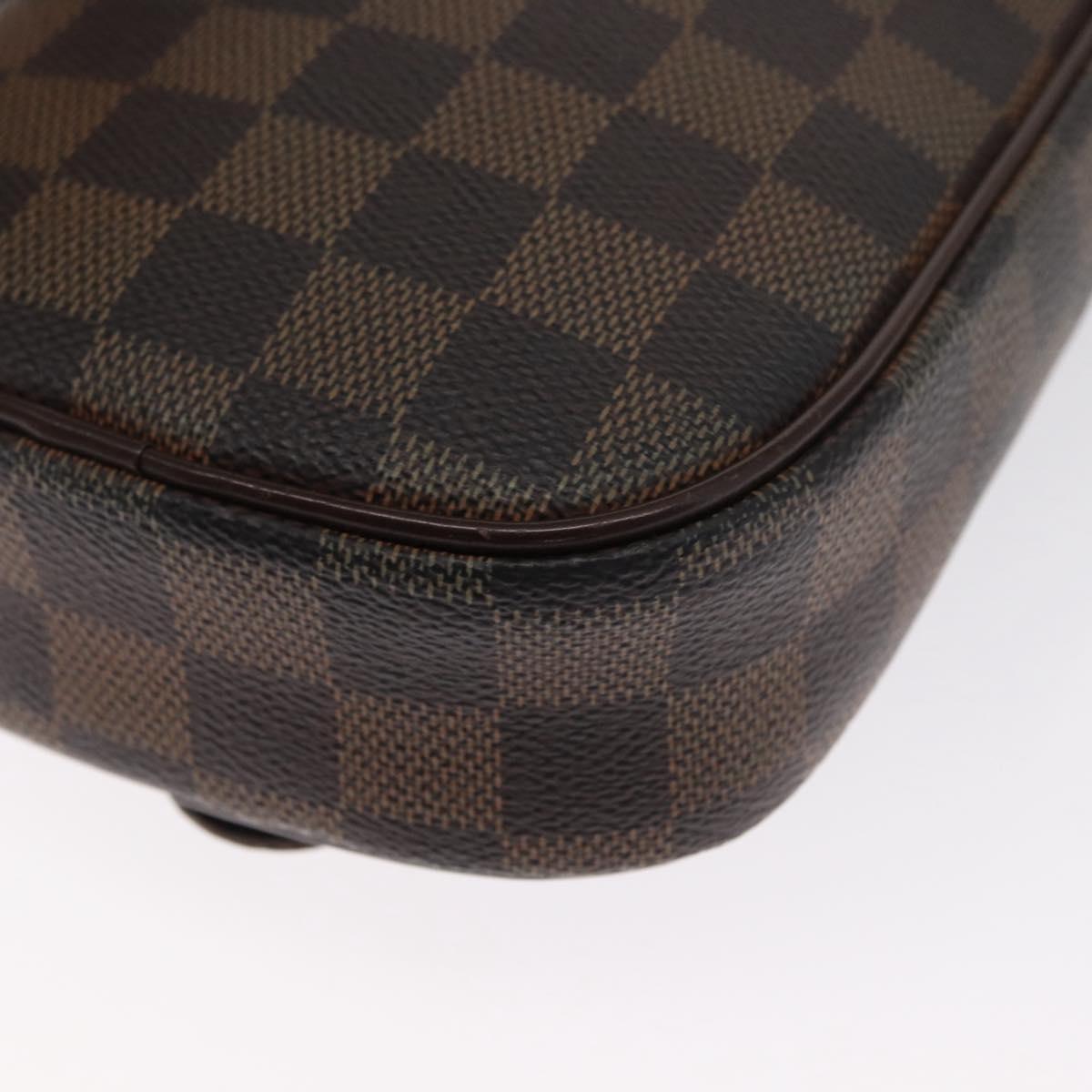 LOUIS VUITTON Damier Ebene Pochette Gange Shoulder Bag SPO N48048 LV Auth 165447