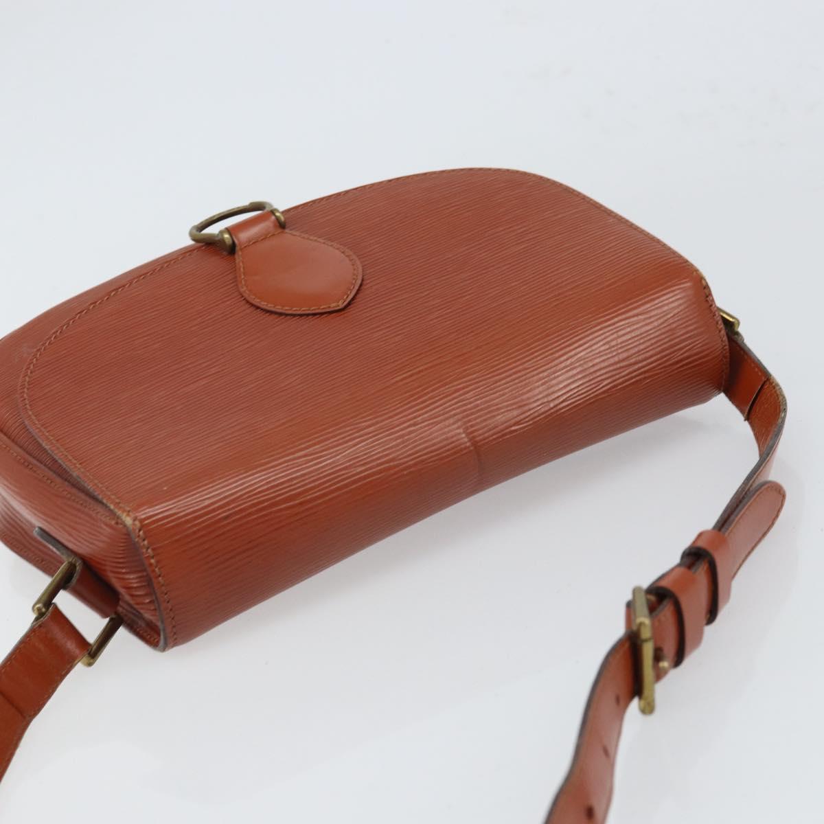 LOUIS VUITTON Epi Saint Cloud GM Shoulder Bag Brown M52193 LV Auth 165452