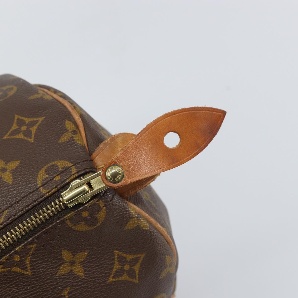 LOUIS VUITTON Monogram Speedy 35 Hand Bag M41524 LV Auth 165455A