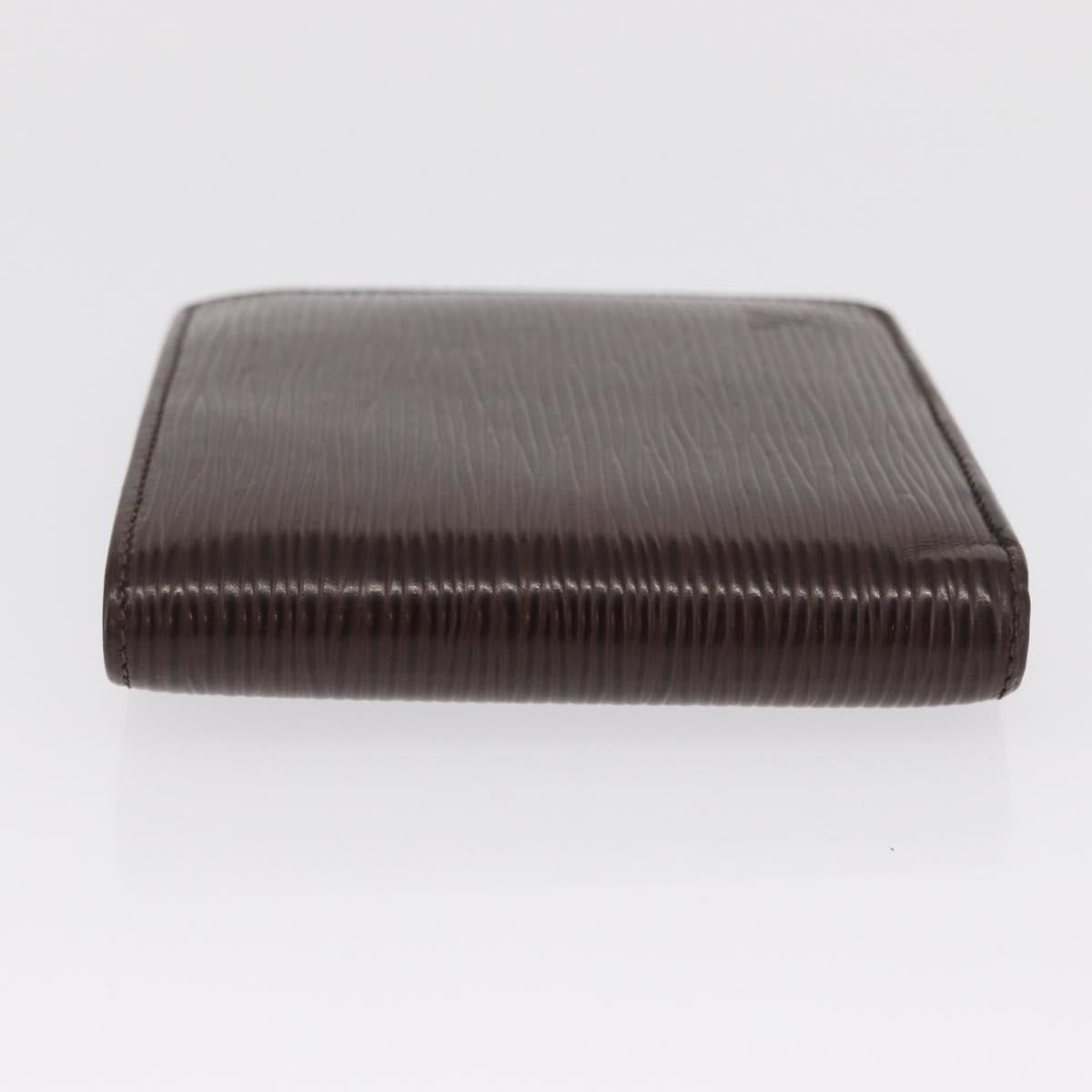 LOUIS VUITTON Epi Portefeuille Marco Bifold Wallet Mocha M6354D LV Auth 165463