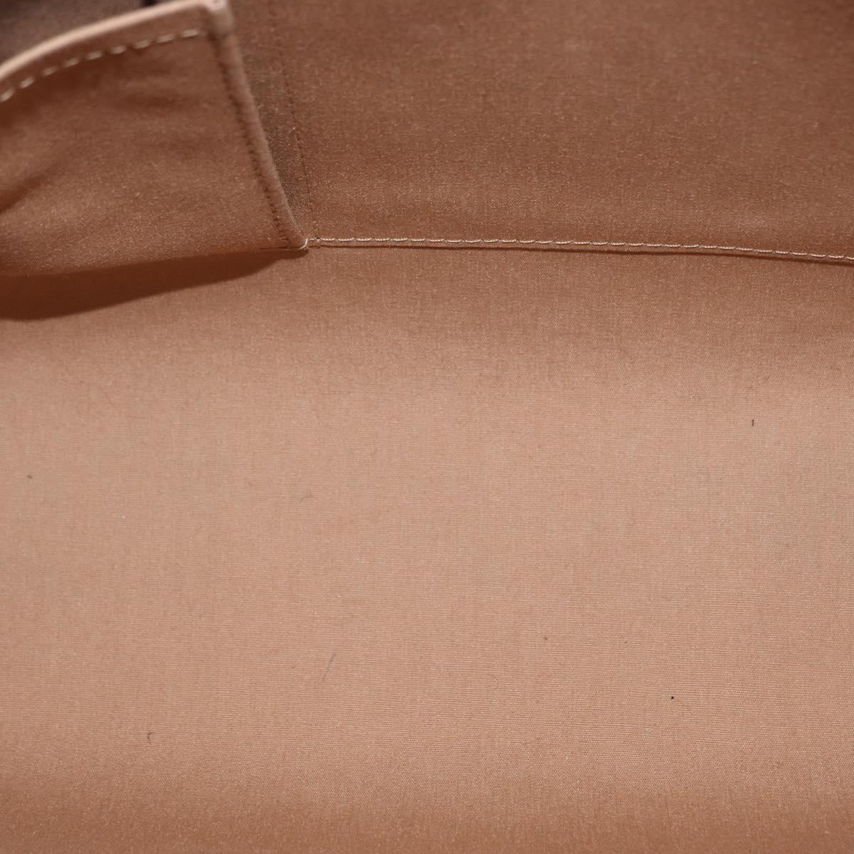 LOUIS VUITTON Monogram Vernis Brentwood Shoulder Bag Noisette M91511 Auth 165479