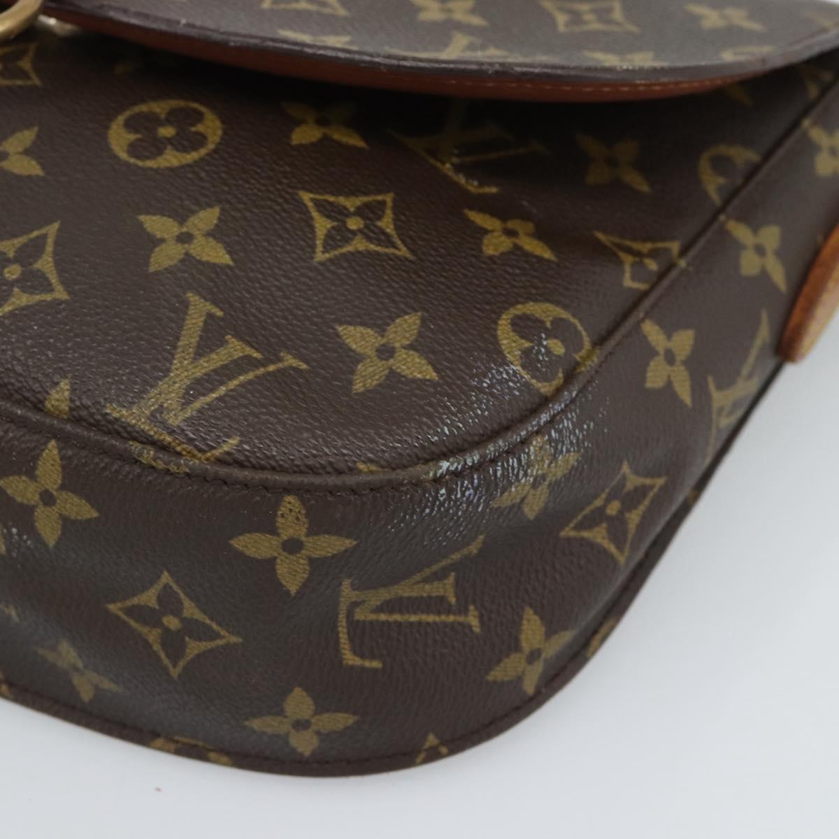 LOUIS VUITTON Monogram Saint Cloud GM Shoulder Bag M51242 LV Auth 165485