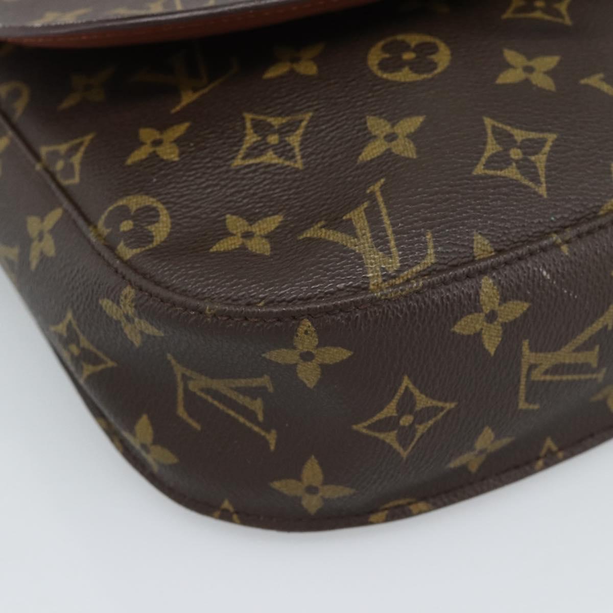 LOUIS VUITTON Monogram Saint Cloud GM Shoulder Bag M51242 LV Auth 165485