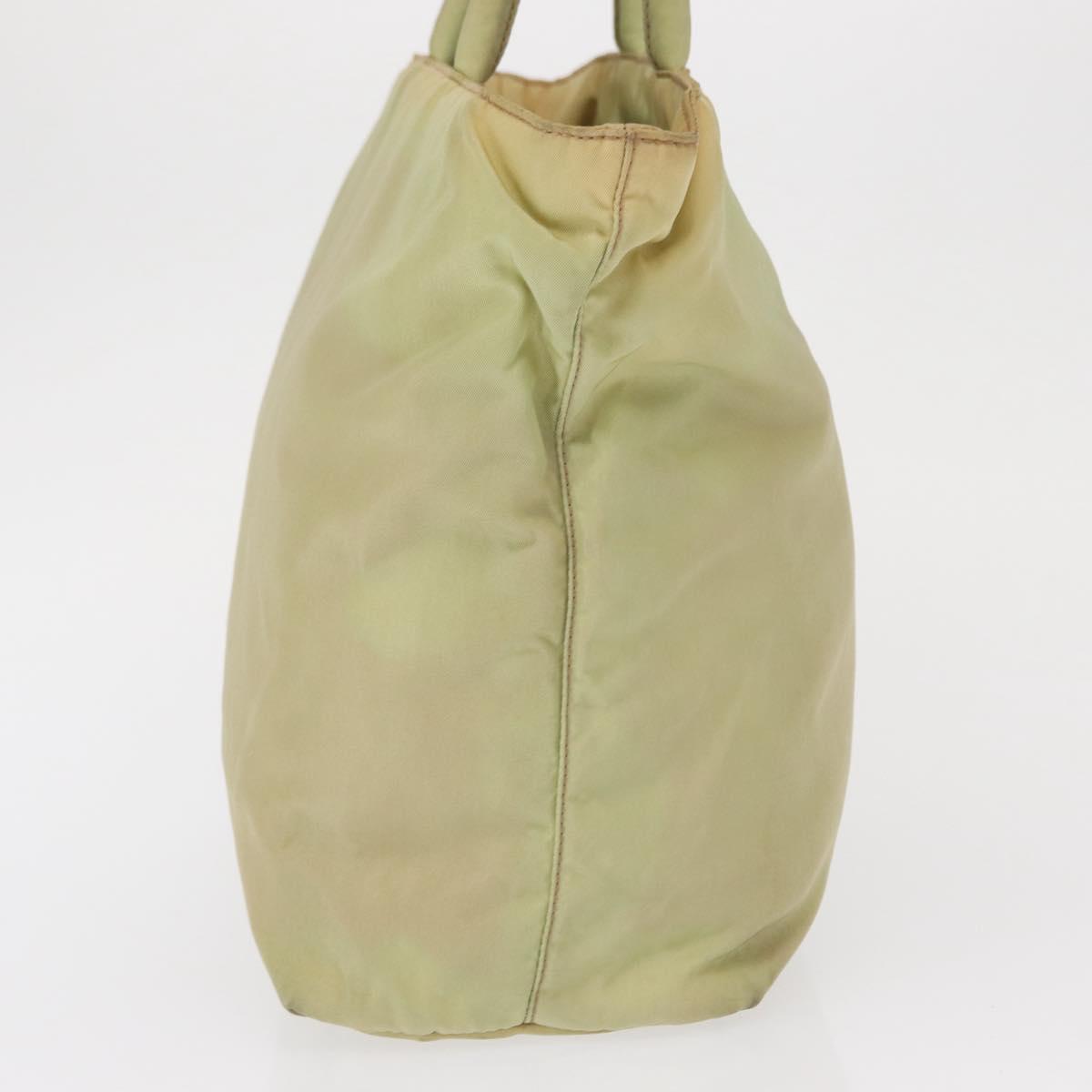 PRADA Tote Bag Nylon Ivory Auth 165498