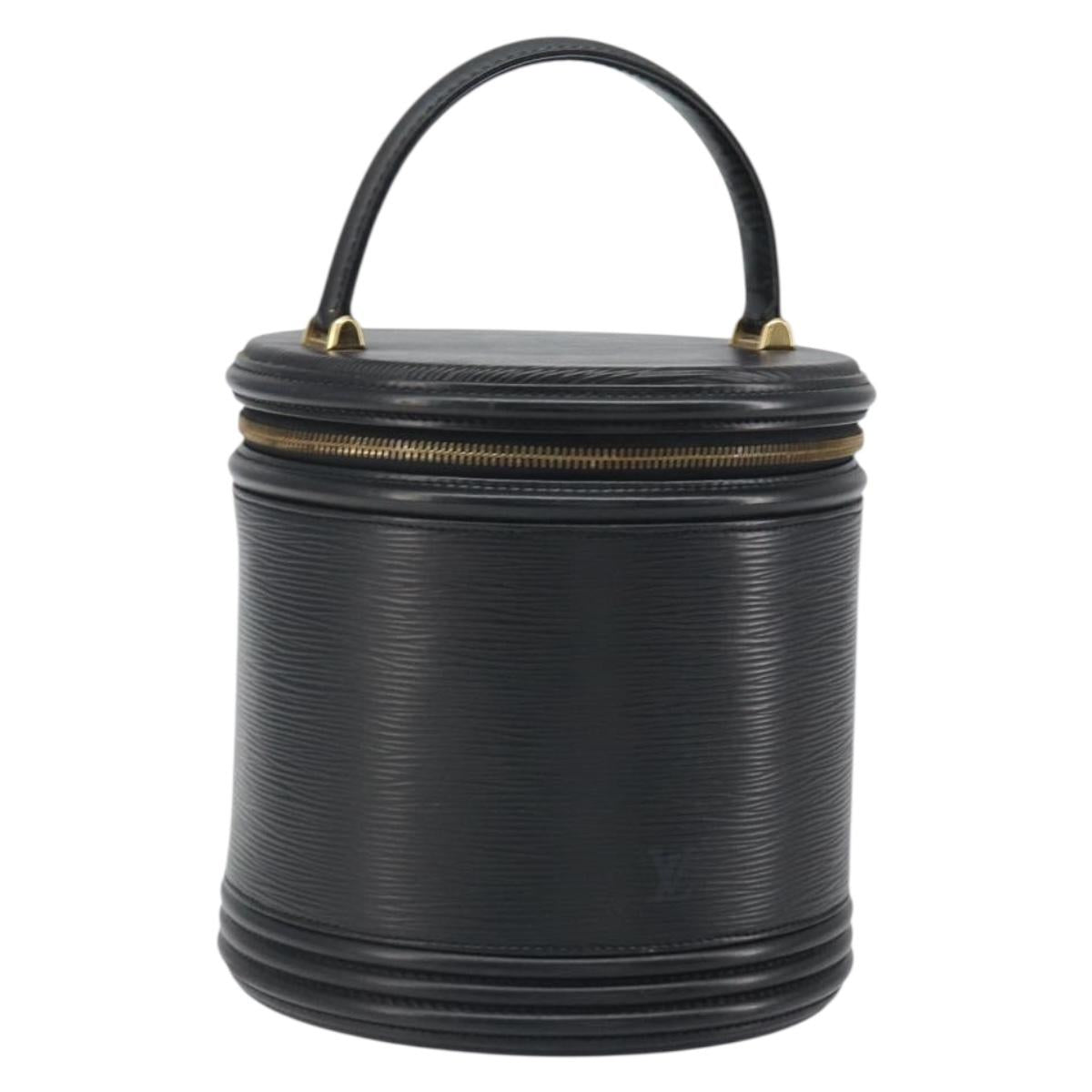 LOUIS VUITTON Epi Cannes Hand Bag Black M48032 LV Auth 165515