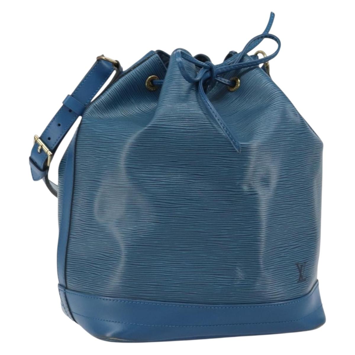 LOUIS VUITTON Epi Noe Shoulder Bag Toledo Blue M44005 LV Auth 165537