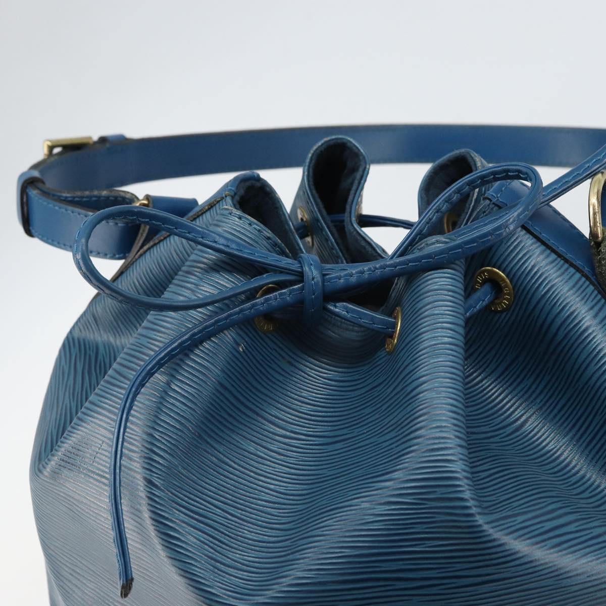 LOUIS VUITTON Epi Noe Shoulder Bag Toledo Blue M44005 LV Auth 165537