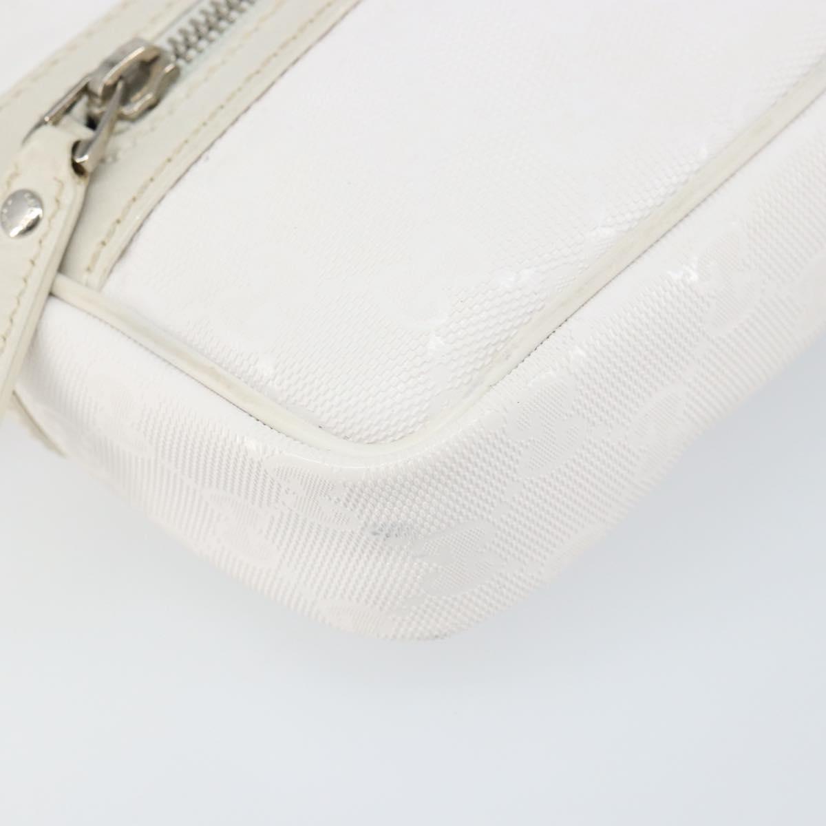 GUCCI GG Implementation Shoulder Bag White 201447 Auth 165541