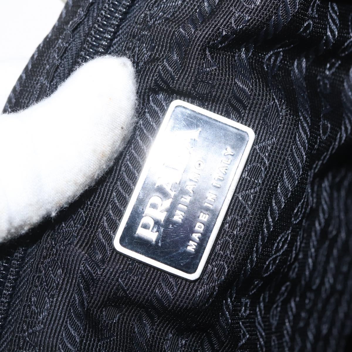 PRADA Backpack Nylon Gray Silver Auth 165573