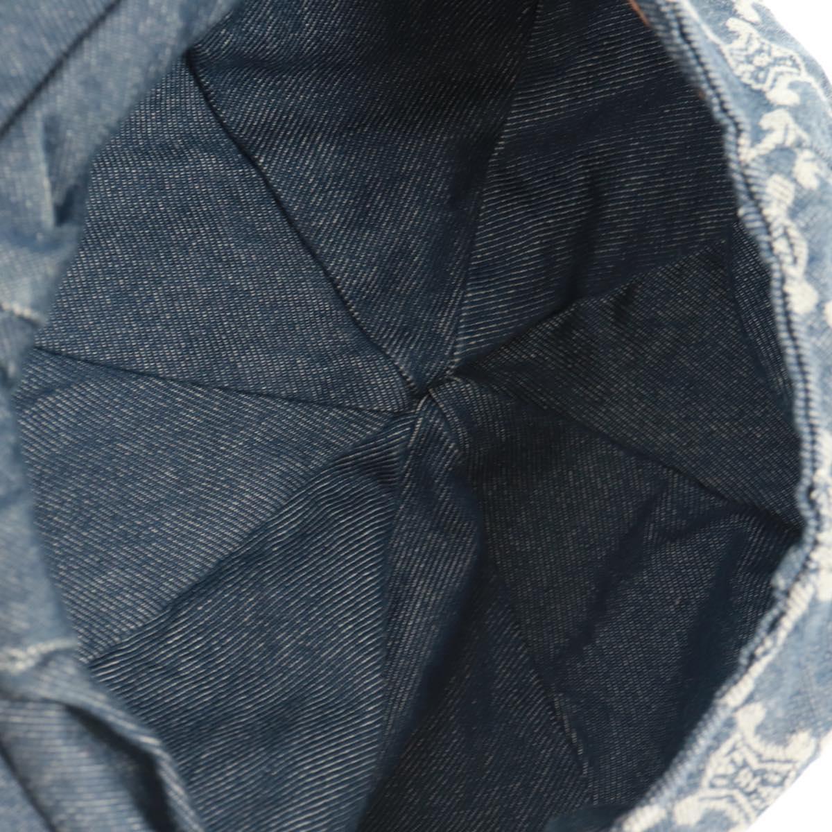 CELINE Macadam Canvas Cap Blue Auth 165608V