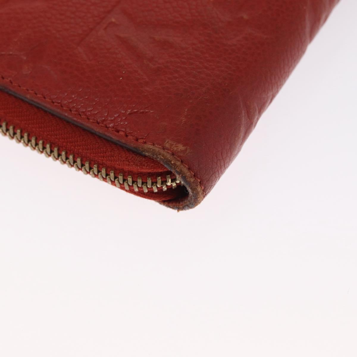 LOUIS VUITTON Empreinte Portefeuille Scalette Compact Wallet M60295 Auth 165629