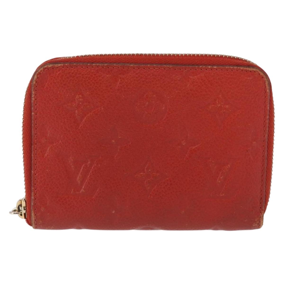LOUIS VUITTON Empreinte Portefeuille Scalette Compact Wallet M60295 Auth 165629