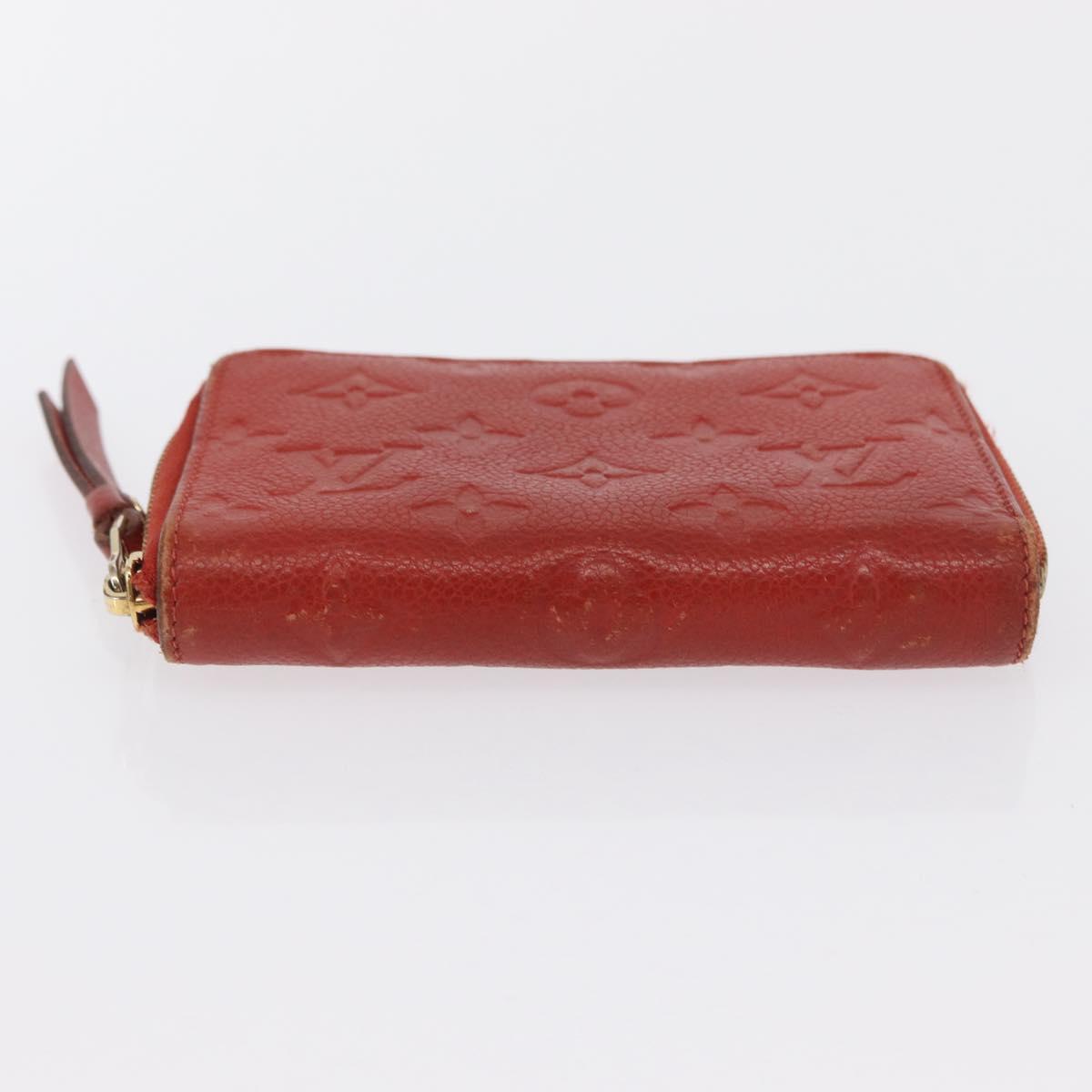 LOUIS VUITTON Empreinte Portefeuille Scalette Compact Wallet M60295 Auth 165629