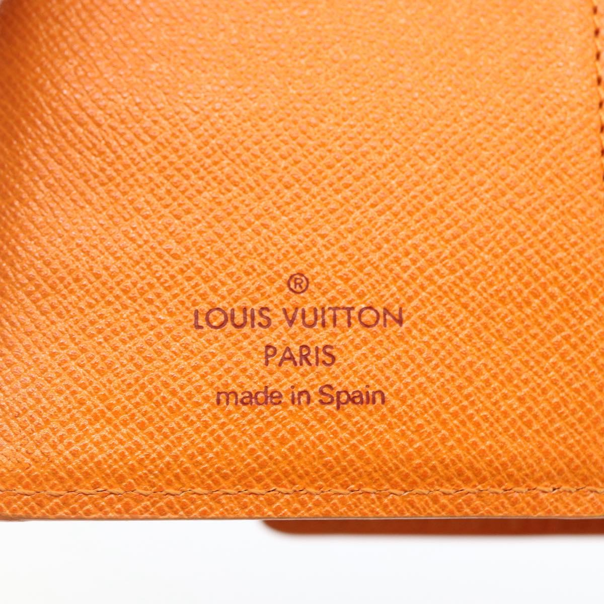LOUIS VUITTON Epi Agenda PM Day Planner Cover Orange Mandarin R2005H Auth 165636