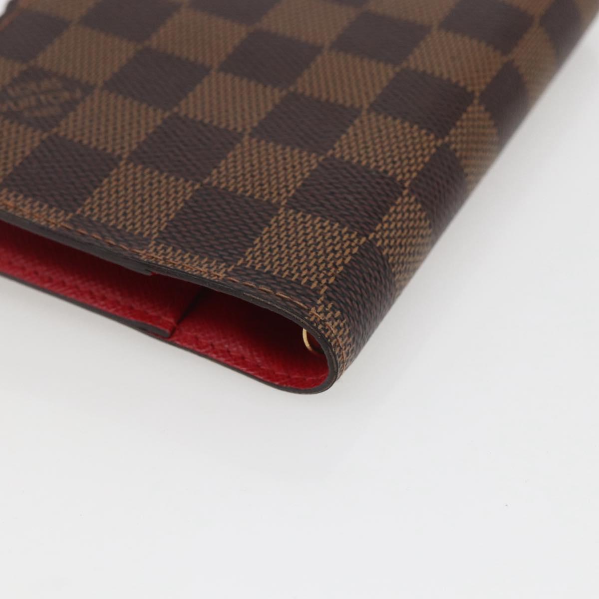 LOUIS VUITTON Damier Ebene Agenda PM Koala Day Planner Cover R21011 Auth 165642