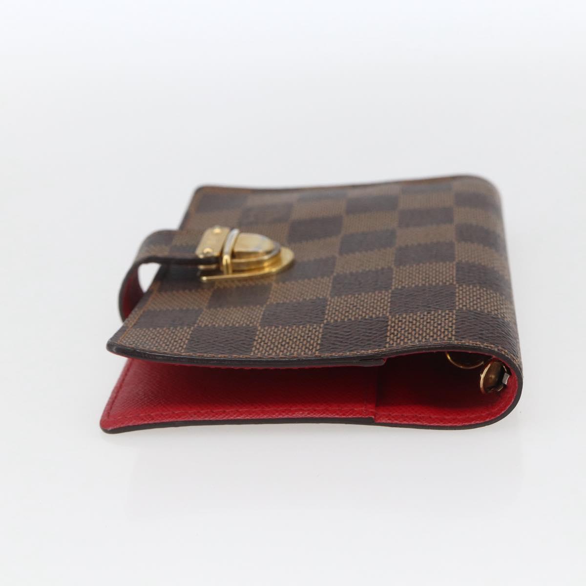 LOUIS VUITTON Damier Ebene Agenda PM Koala Day Planner Cover R21011 Auth 165642