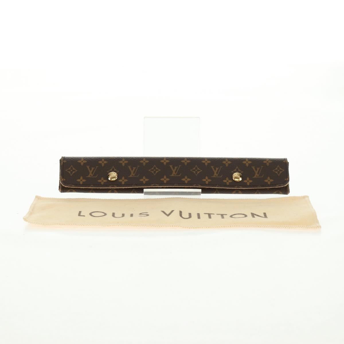 LOUIS VUITTON Monogram Necklace case Jewelry Box LV Auth 165644V